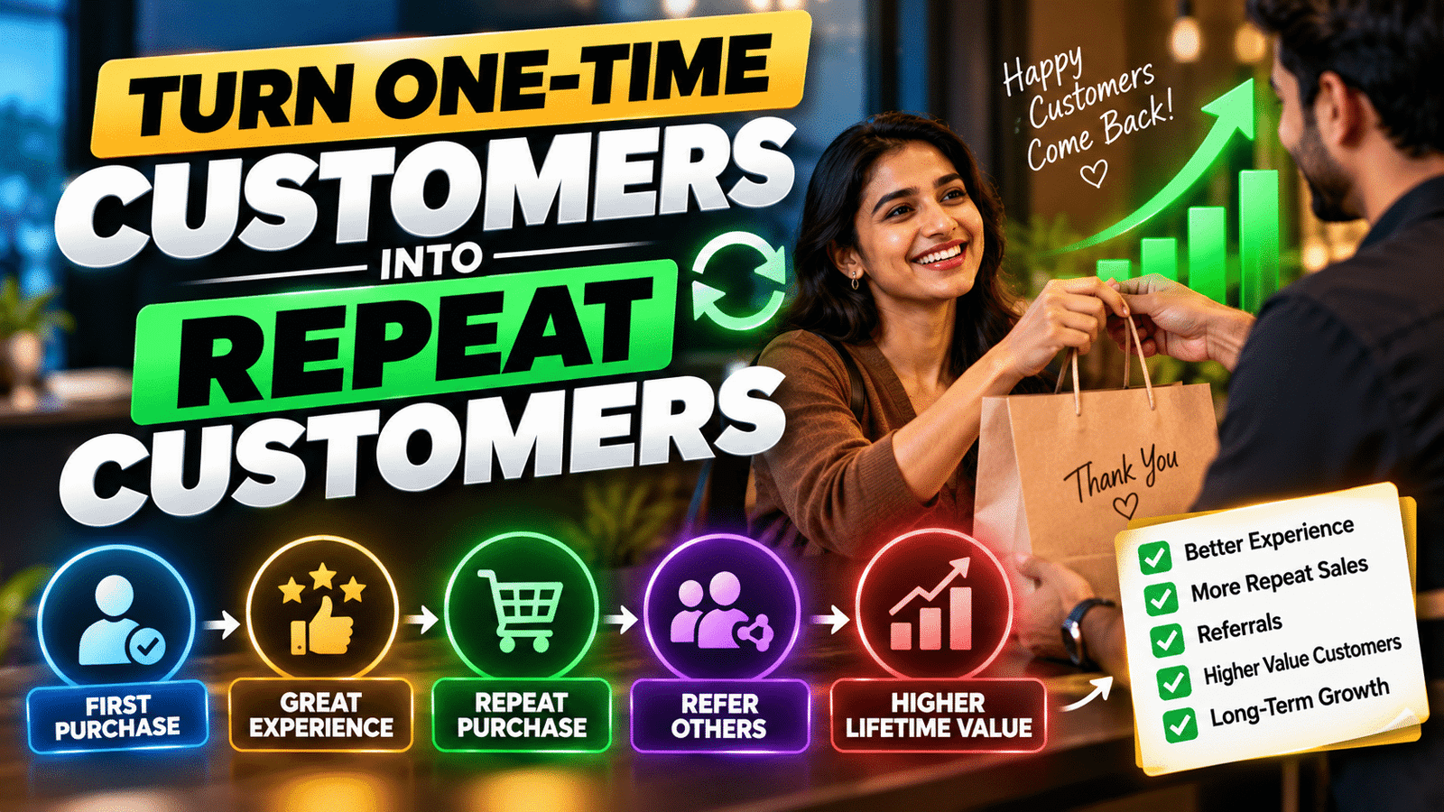 Turn One-Time Customers Into Repeat Customers